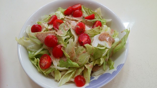 �y�ޗ��z(�Q�l���j<br><tab>�~�j�g�}�g</tab>�P�O��<br><tab>���^�X</tab>�R��<br><tab>���ǂ�</tab>�Q�ʁy���t���z<br><tab>�{��</tab>�R�Oml<br><tab>��</tab>�P�O�O����<br><tab>�Ӗ��h���b�V���O</tab>�K��